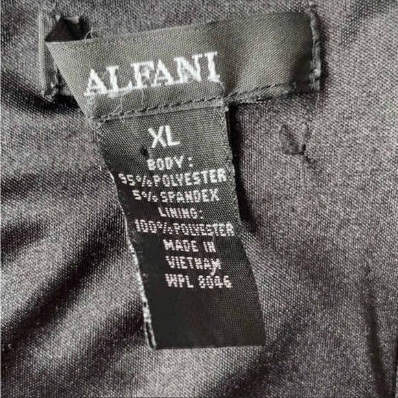 Alfani Spandex Blend Pleated Wide Bottom Dress - Picture 7 of 9